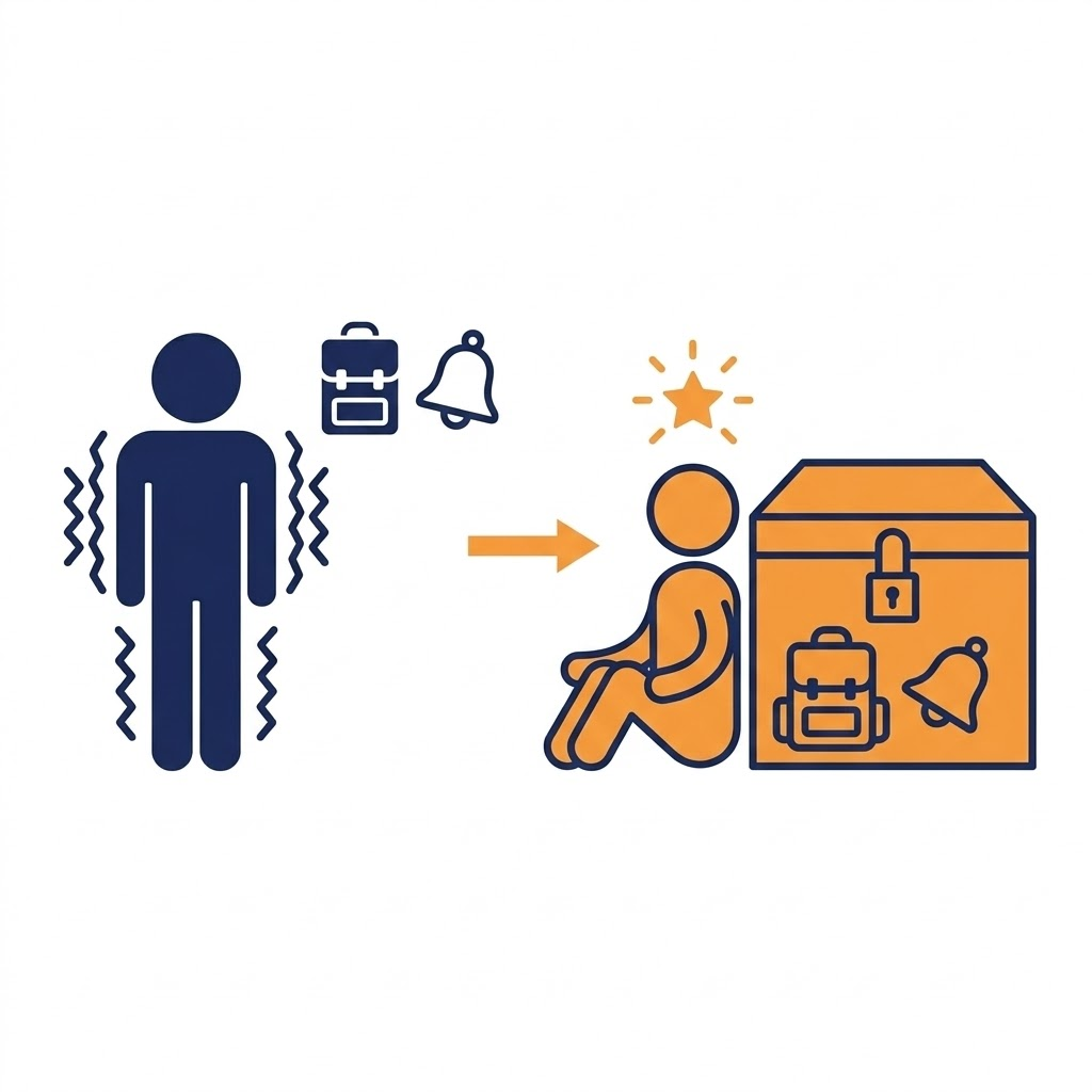 不登校版「パブロフの犬」からの物理的脱却