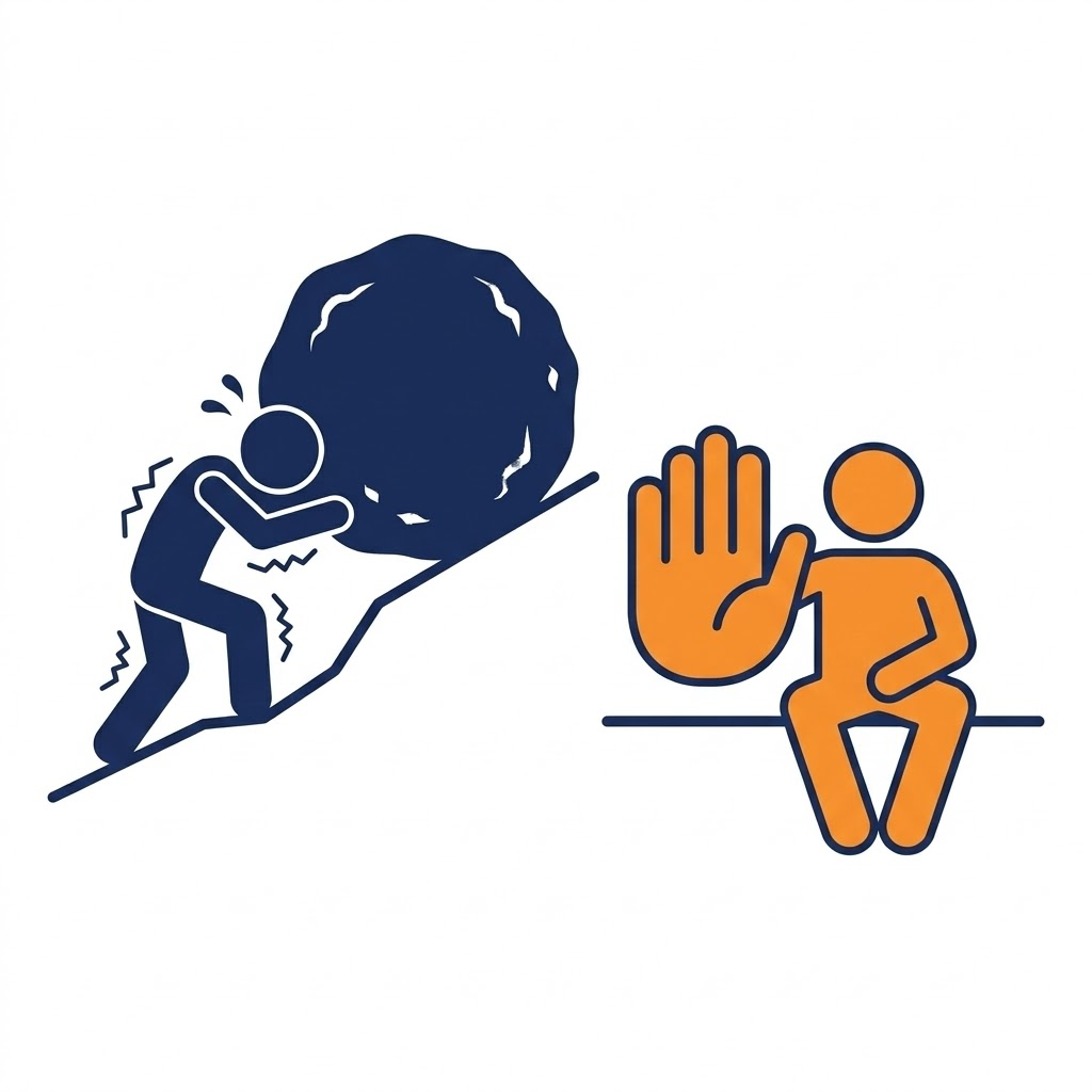 「忍耐系のがんばり」の強制終了