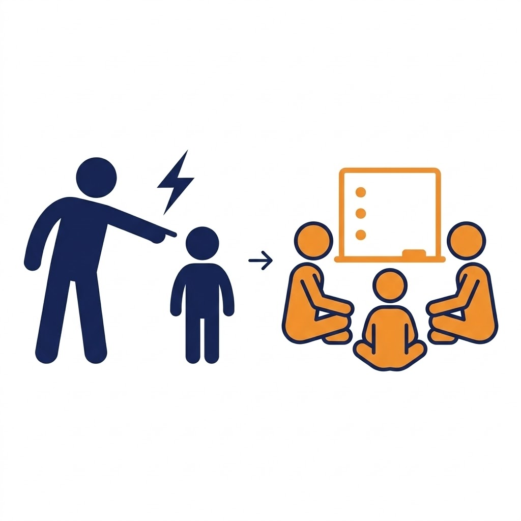 みんなで決める「フラット・ミーティング」