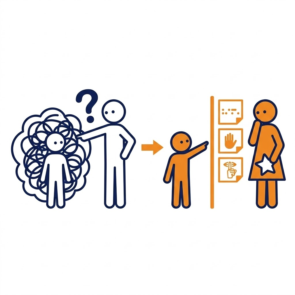 言葉が出ない時の「SOS付箋」