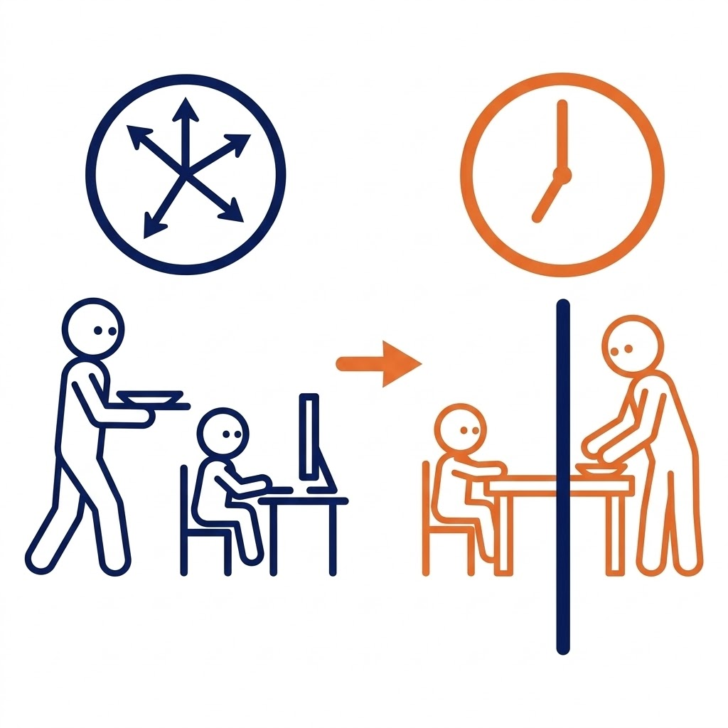 「おうちのけじめ」夕食の固定